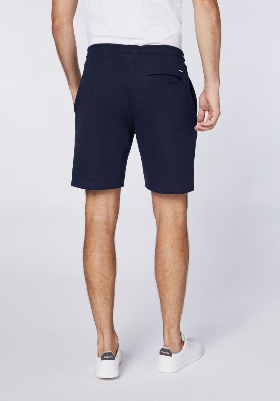 Herren chiemsee Hosen & Shorts | Regular-Fit Bermuda-Shorts Aus Sweat Mit Logo-Akzent