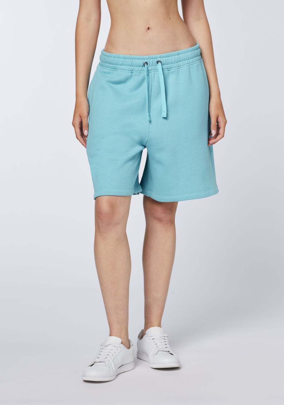 Damen chiemsee Hosen, Shorts & Leggings | Bestickte Regular-Fit Shorts Aus Baumwollmix