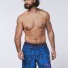 Herren chiemsee Badeshorts & Surfshorts | Knielange Badeshorts Mit Allover-Print Und Taschen