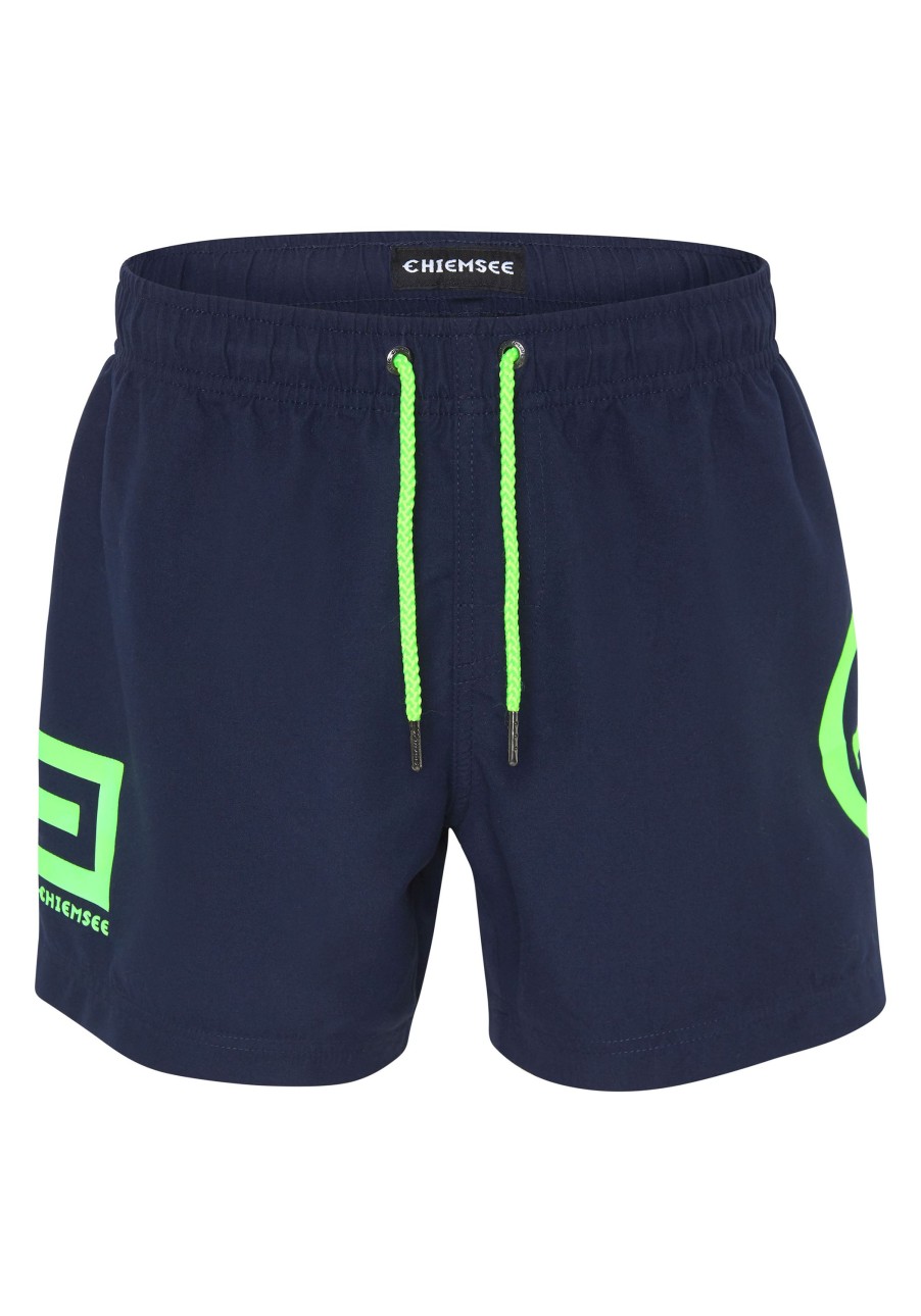 Kinder chiemsee Badeshorts | Jungen-Badeshorts Im Plus-Minus-Design