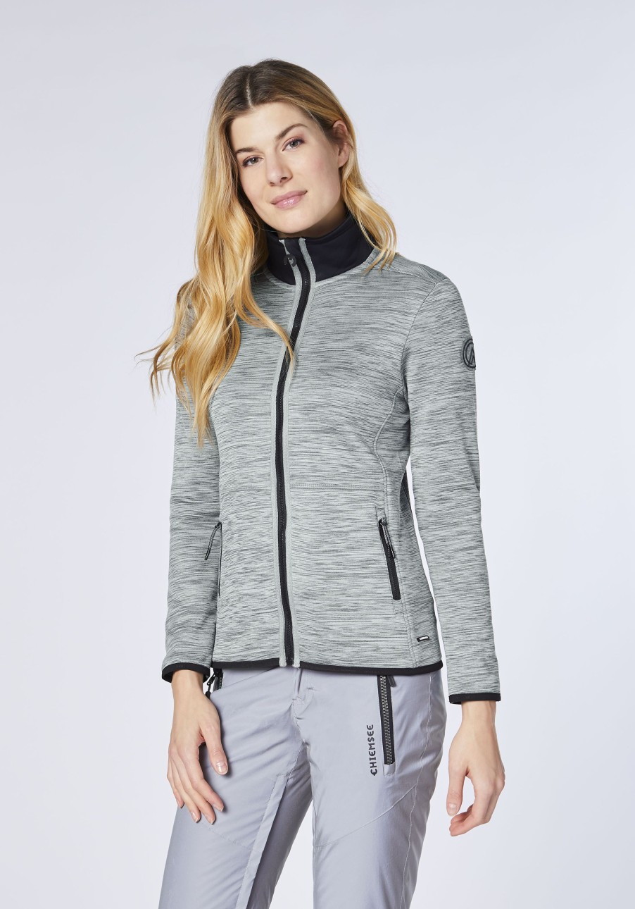 Damen chiemsee Fleece & Funktionswasche | Warmende Fleece-Jacke Mit Sportlichem Schnitt