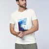 Herren chiemsee T-Shirts & Tanks | T-Shirt Aus Baumwolle Mit Surf-Fotoprint