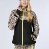 Damen chiemsee Ski- & Funktionsjacken | Wasserdichte Skijacke Mit Stylishem Muster