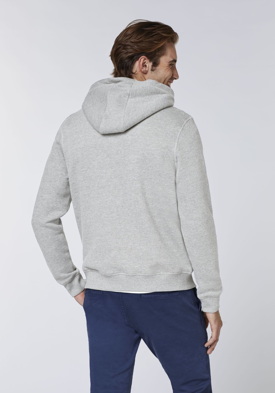 Herren chiemsee Sweatshirts & Sweatjacken | Basic-Hoodie Aus Baumwollmix Mit Logo