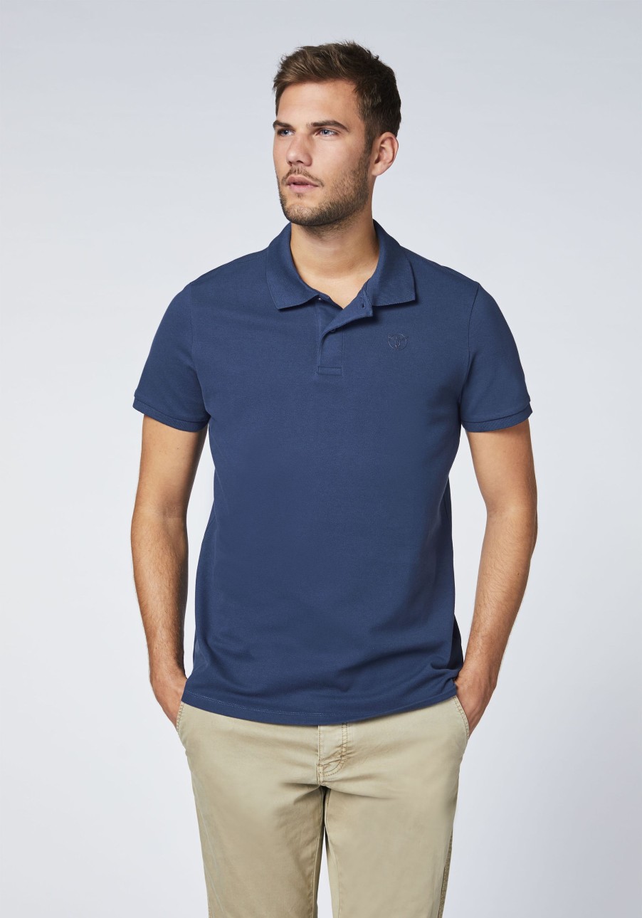 Herren chiemsee Poloshirts & Hemden | Regular-Fit Pique-Poloshirt Aus Elastischem Baumwollmix