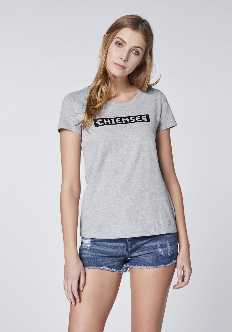 Damen chiemsee T-Shirts & Tops | Label-Shirt Aus Jersey