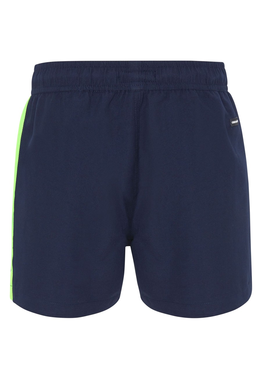 Kinder chiemsee Badeshorts | Jungen-Badeshorts Mit Logo-Streifen Und Elastikbund