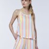 Damen chiemsee T-Shirts & Tops | Hangerchen-Top Aus Viskose Mit Multicolour-Streifen