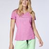 Damen chiemsee T-Shirts & Tops | Logo-Shirt Aus Baumwolle Mit Farb-Finish