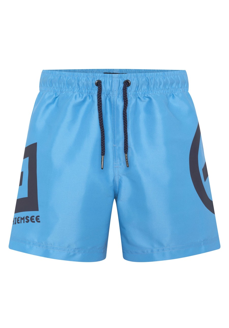 Kinder chiemsee Badeshorts | Jungen-Badeshorts Im Plus-Minus-Design