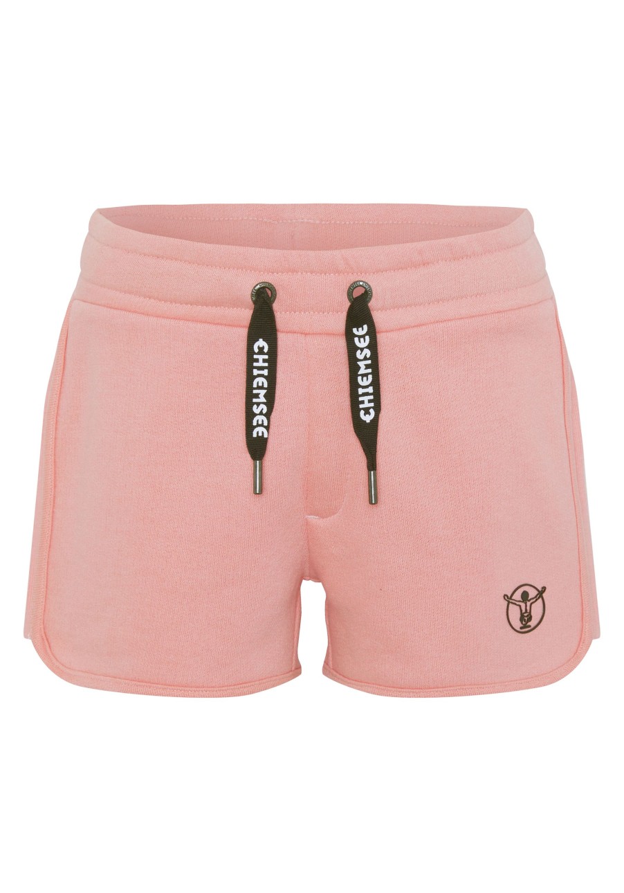 Kinder chiemsee Hosen & Shorts | Regular-Fit Madchen-Shorts Aus Baumwollmix Mit Label-Details