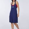 Damen chiemsee Kleider & Blusen | Ausgestelltes Neckholder-Kleid In Jersey-Qualitat Mit Logo