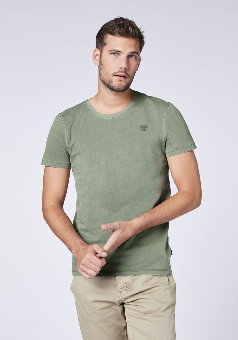 Herren chiemsee T-Shirts & Tanks | Jersey-Shirt Im Basic-Stil Mit Logo-Symbol