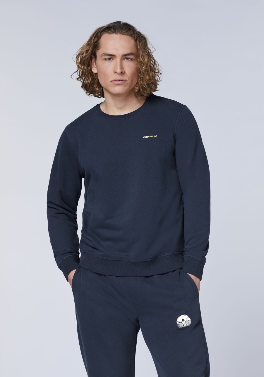 Herren chiemsee Sweatshirts & Sweatjacken | Sweater Aus Baumwollmix Mit Jumper-Motiv