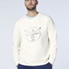 Herren chiemsee Sweatshirts & Sweatjacken | Sweater Aus Baumwollmix Im Label-Look