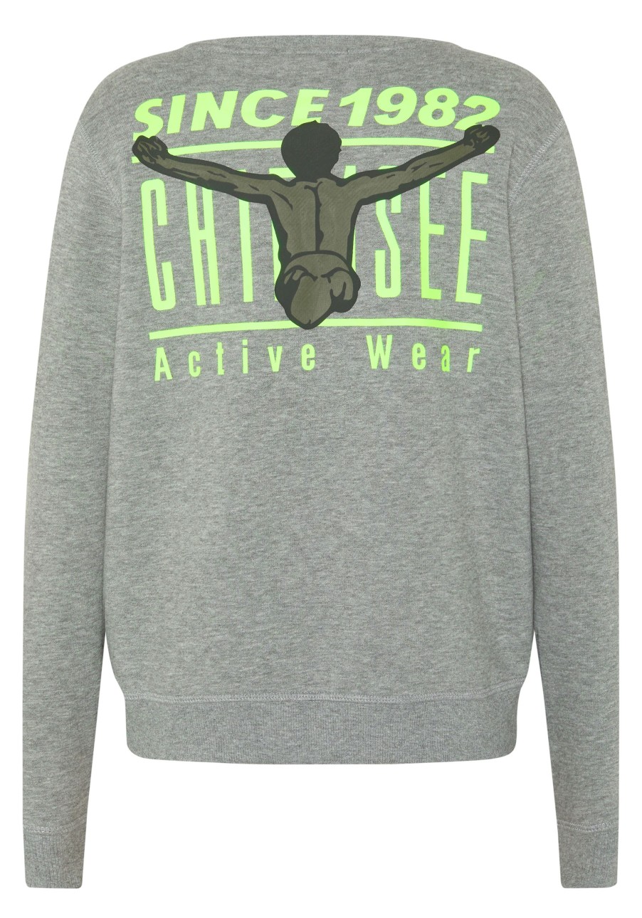 Kinder chiemsee Sweatshirts & Sweatjacken | Jungen-Sweater Aus Baumwollmix Mit Jumper-Print