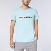 Herren chiemsee T-Shirts & Tanks | Baumwollshirt Mit Multicolour-Logo