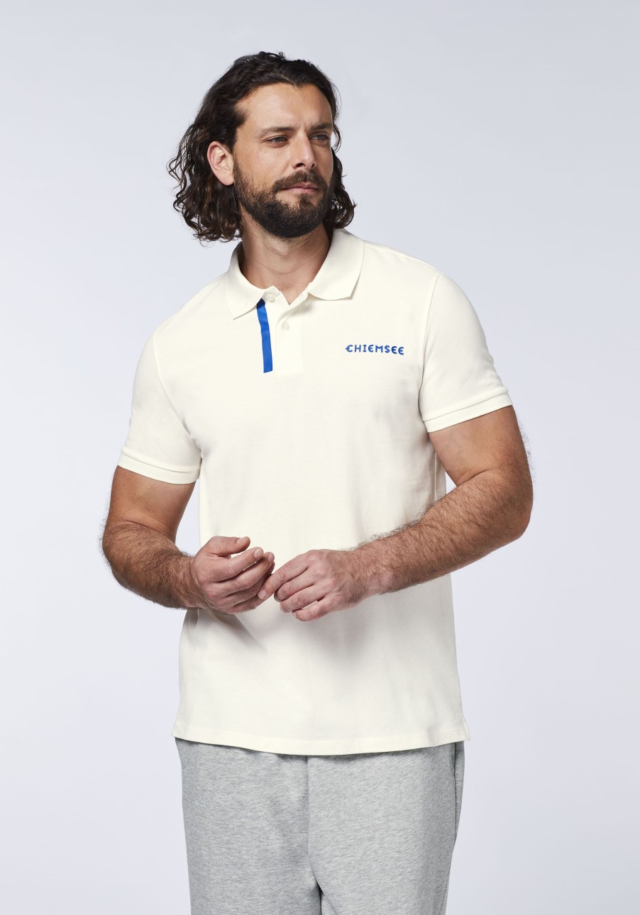 Herren chiemsee Poloshirts & Hemden | Poloshirt Aus Pique In Two-Tone-Optik