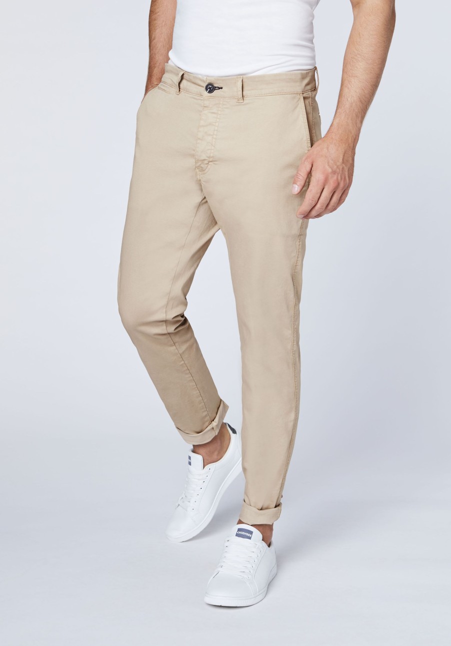 Herren chiemsee Hosen & Shorts | Slim Fit Chino Hose Im Klassischen Design