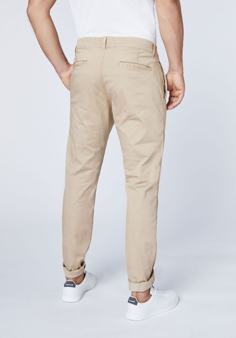 Herren chiemsee Hosen & Shorts | Slim Fit Chino Hose Im Klassischen Design