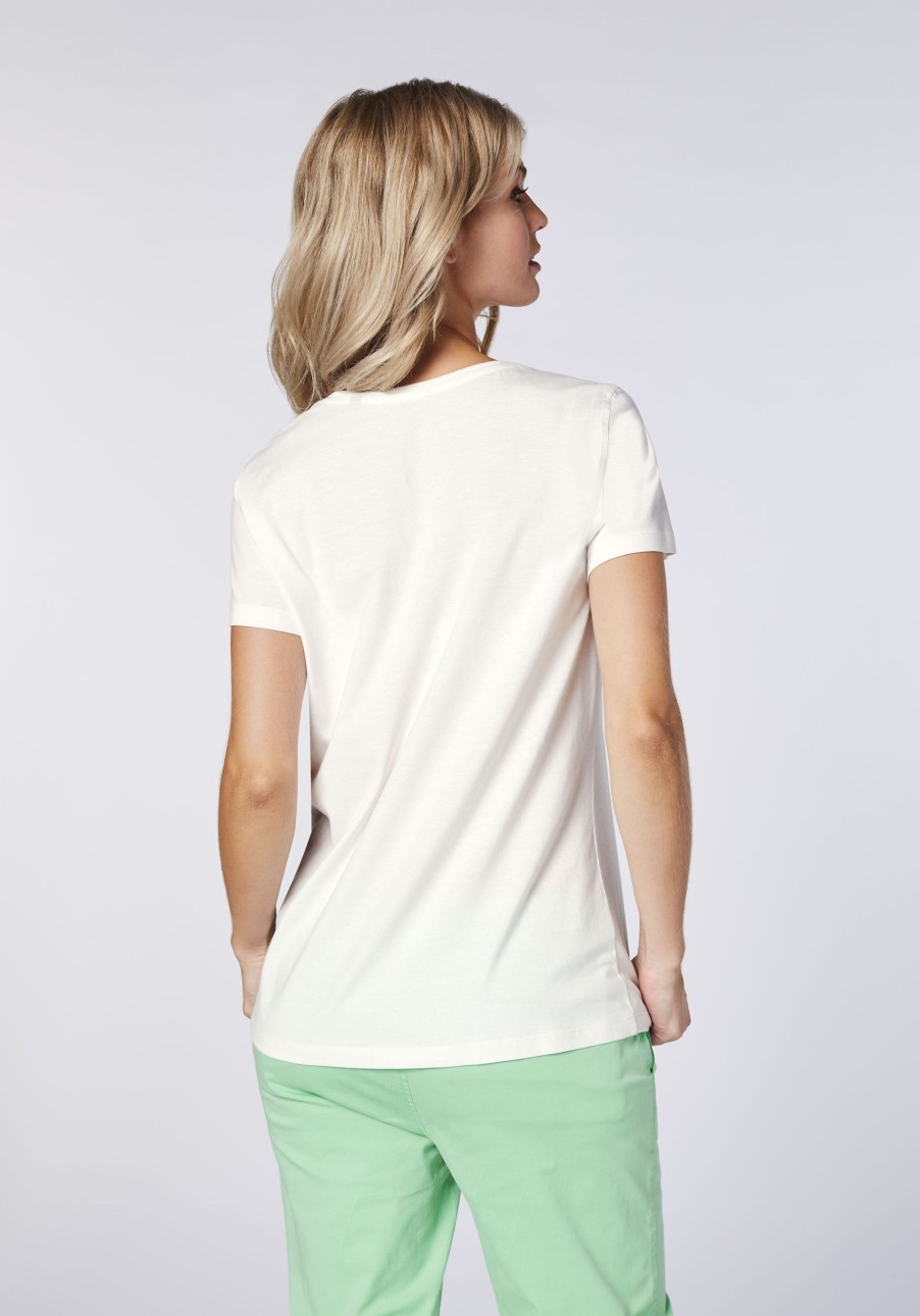 Damen chiemsee T-Shirts & Tops | T-Shirt Aus Jersey Mit Frontprint