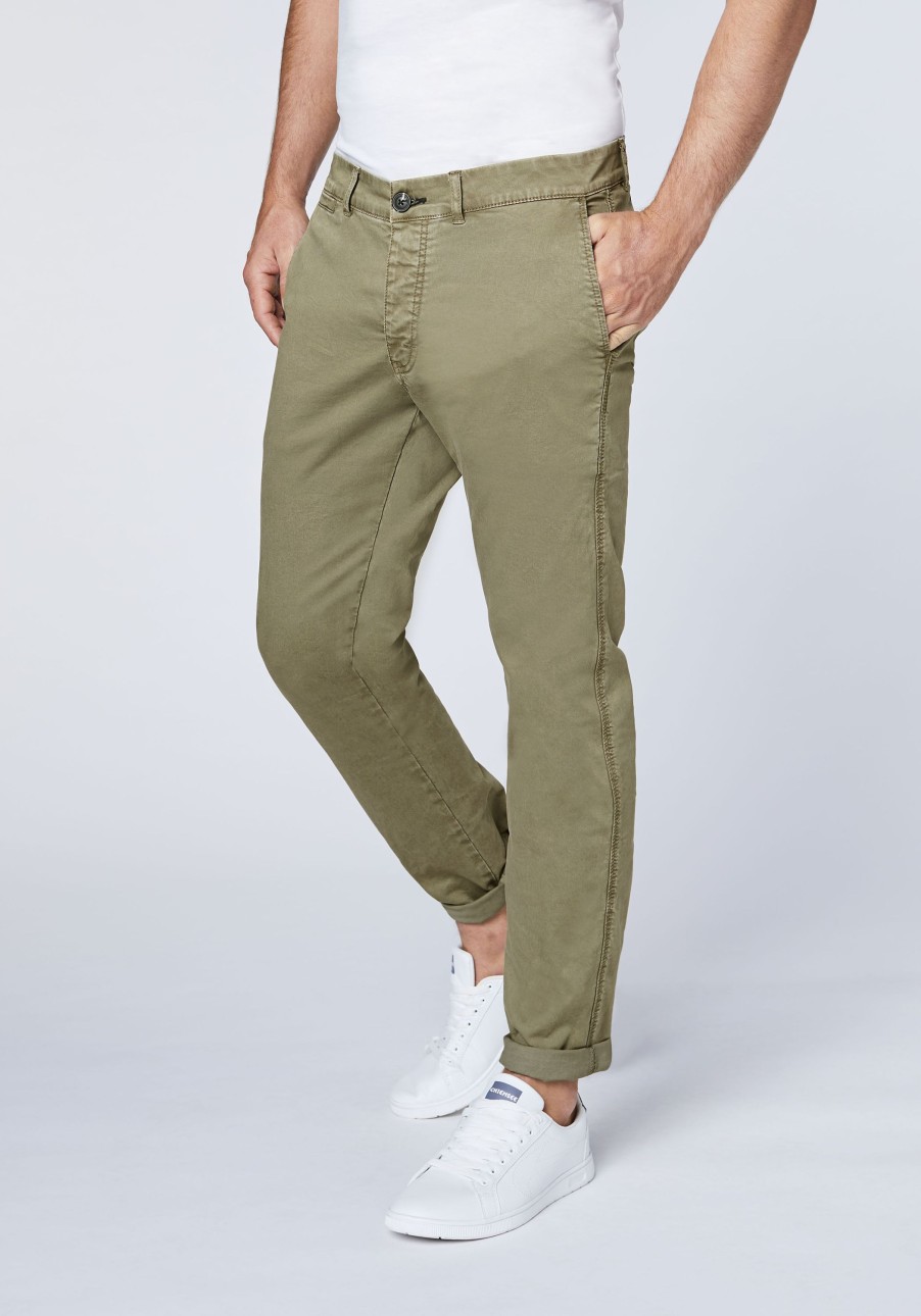 Herren chiemsee Hosen & Shorts | Slim Fit Chino Hose Im Klassischen Design