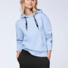 Damen chiemsee Sweatshirts & Sweatjacken | Hoodie Aus Baumwollmix Mit Logo-Tunnelzugband