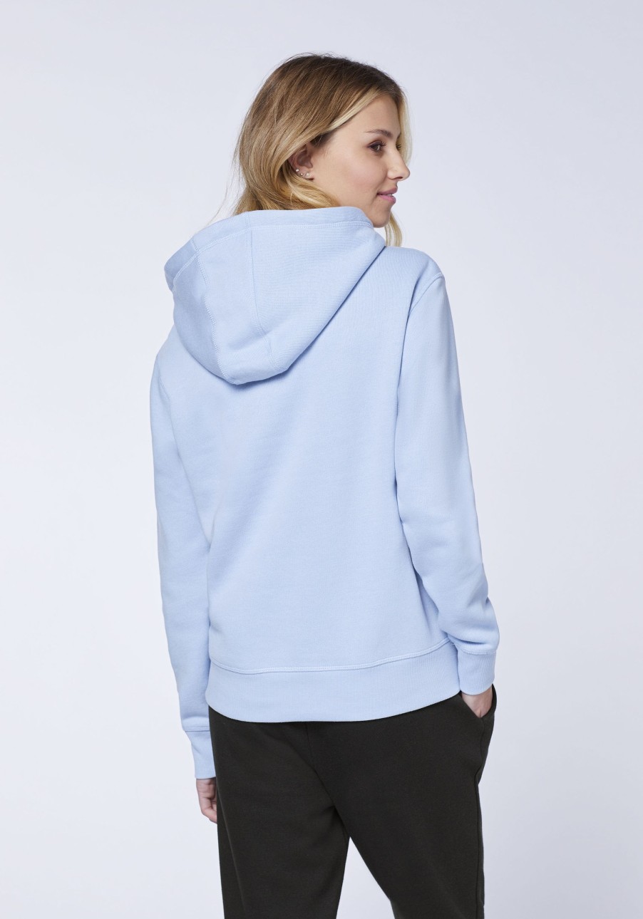 Damen chiemsee Sweatshirts & Sweatjacken | Hoodie Aus Baumwollmix Mit Logo-Tunnelzugband