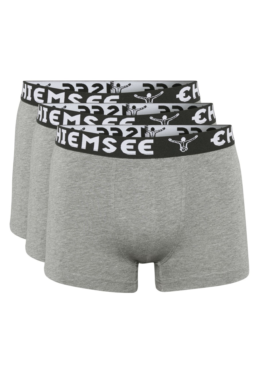 Herren chiemsee Unterwasche & Socken | 3Er-Pack Boxershorts Mit Stretch Und Logo-Bund