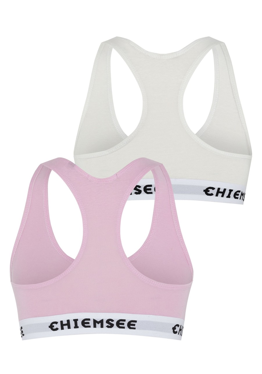 Damen chiemsee Unterwasche & Socken | 2Er-Pack Bustier Mit Logos