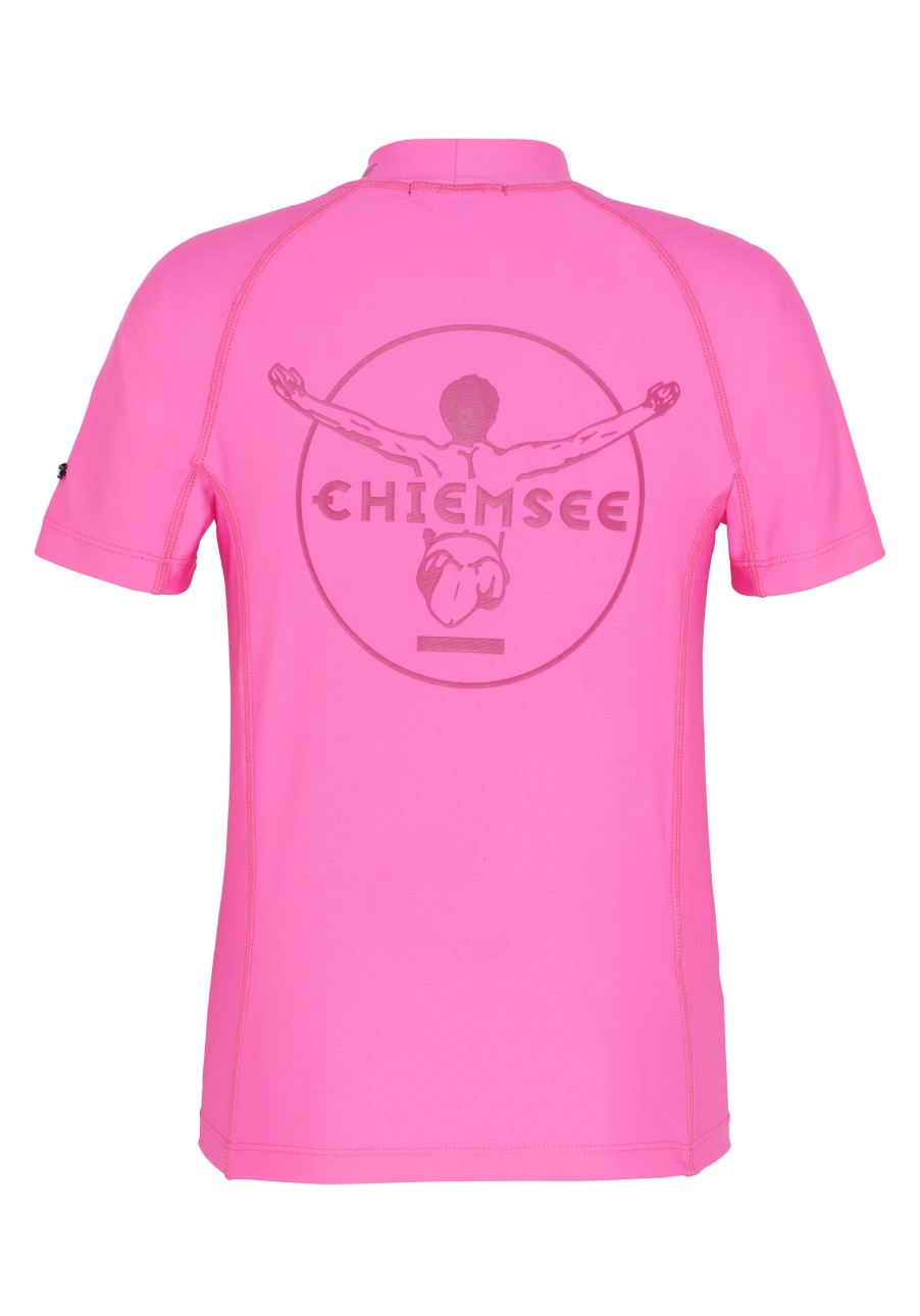 Kinder chiemsee Badeshirts | Unisex-Kids-Badeshirt Im Ton-In-Ton Look Mit Logo