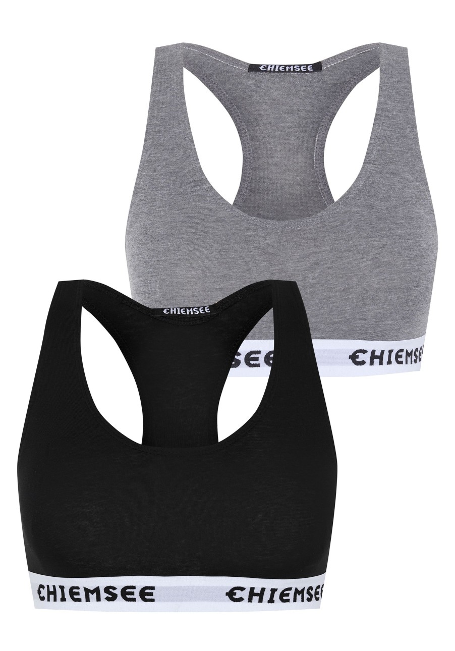 Damen chiemsee Unterwasche & Socken | 2Er-Pack Bustier Mit Logos