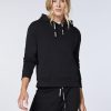 Damen chiemsee Sweatshirts & Sweatjacken | Hoodie Aus Baumwollmix Mit Logo-Tunnelzugband