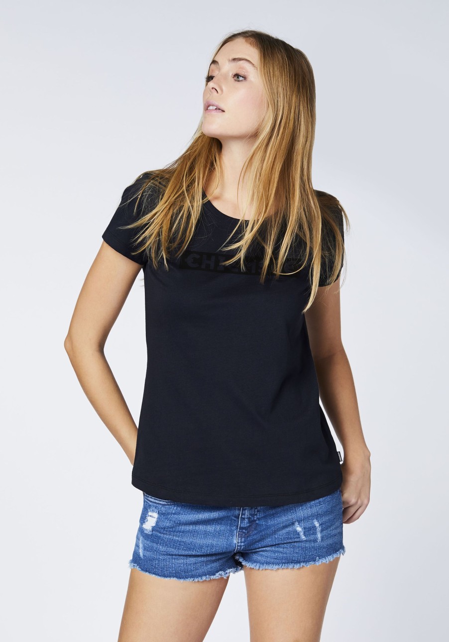 Damen chiemsee T-Shirts & Tops | Label-Shirt Aus Jersey