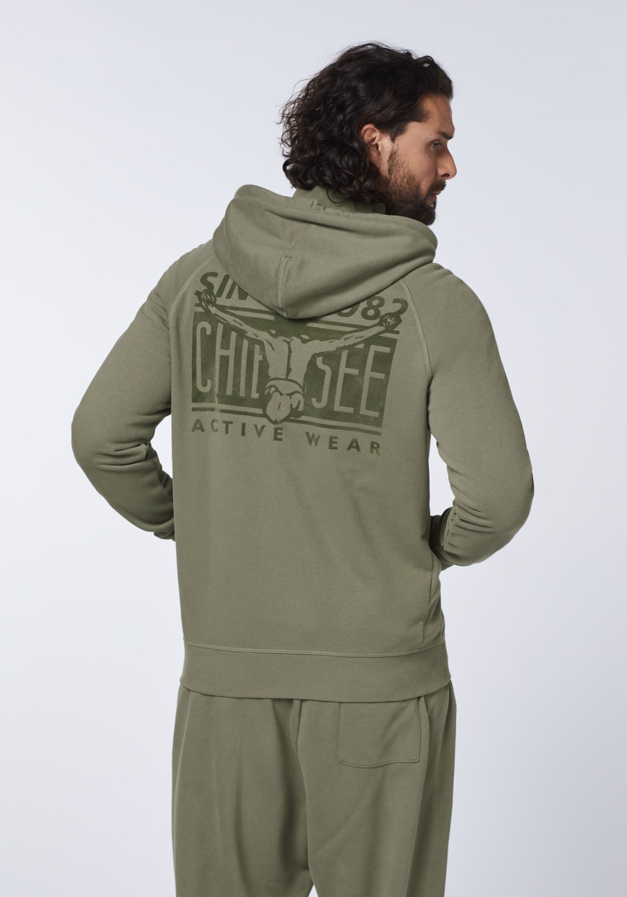 Herren chiemsee Sweatshirts & Sweatjacken | Sweatjacke Mit Kapuze Und Ruckenprint