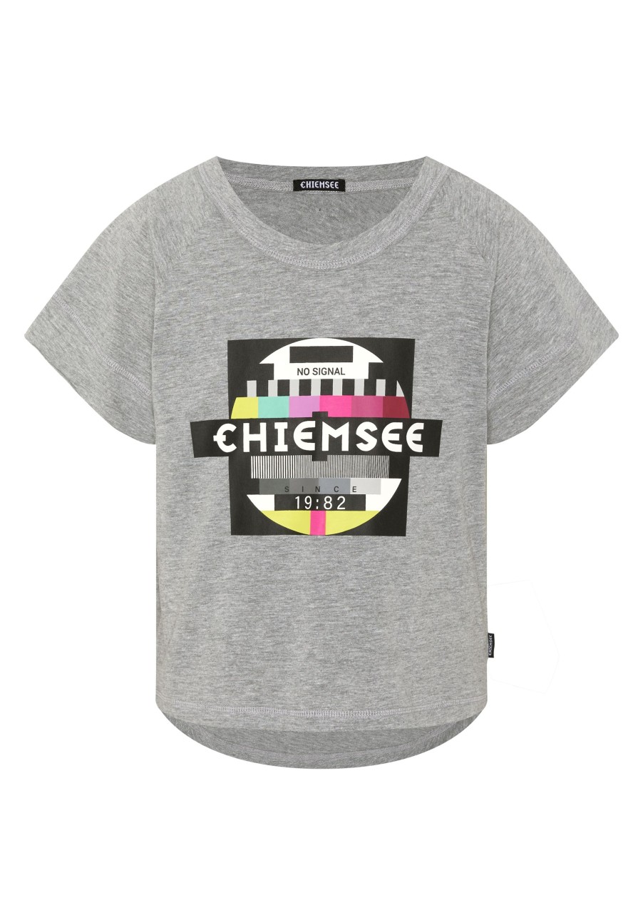 Kinder chiemsee T-Shirts & Tops | Bedrucktes Madchen-Shirt Mit Rundhalsausschnitt