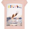 Kinder chiemsee T-Shirts & Tops | Madchen-Shirt Aus Texturierter Baumwolle Mit Fotoprint