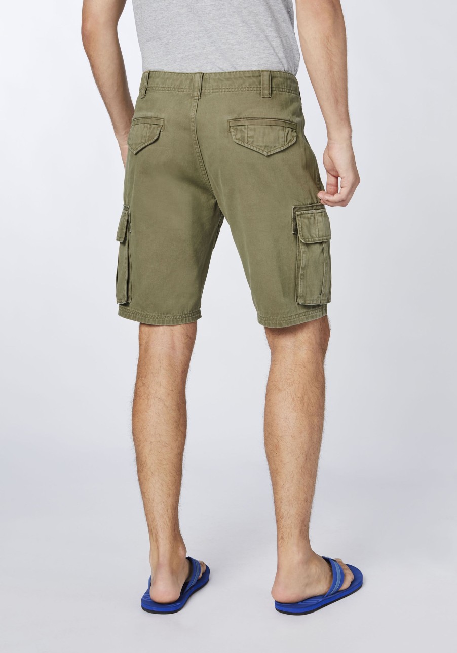 Herren chiemsee Hosen & Shorts | Regular-Fit Cargo-Shorts Aus Twill