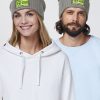 Accessoires chiemsee | Gerippte Unisex-Beanie Mit Plus-Minus-Patch