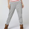 Damen chiemsee Hosen, Shorts & Leggings | Regular-Fit Sweathose Aus Baumwollmix Mit Strickbund Und Patch