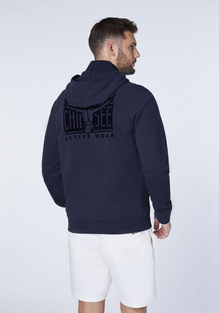 Herren chiemsee Sweatshirts & Sweatjacken | Sweatjacke Mit Kapuze Und Ruckenprint