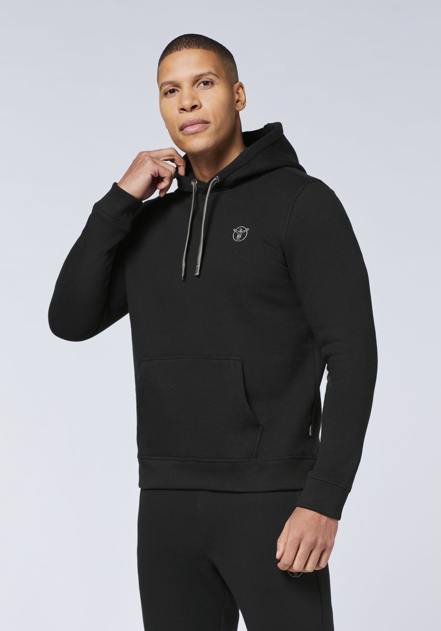 Herren chiemsee Sweatshirts & Sweatjacken | Basic-Hoodie Aus Baumwollmix Mit Logo