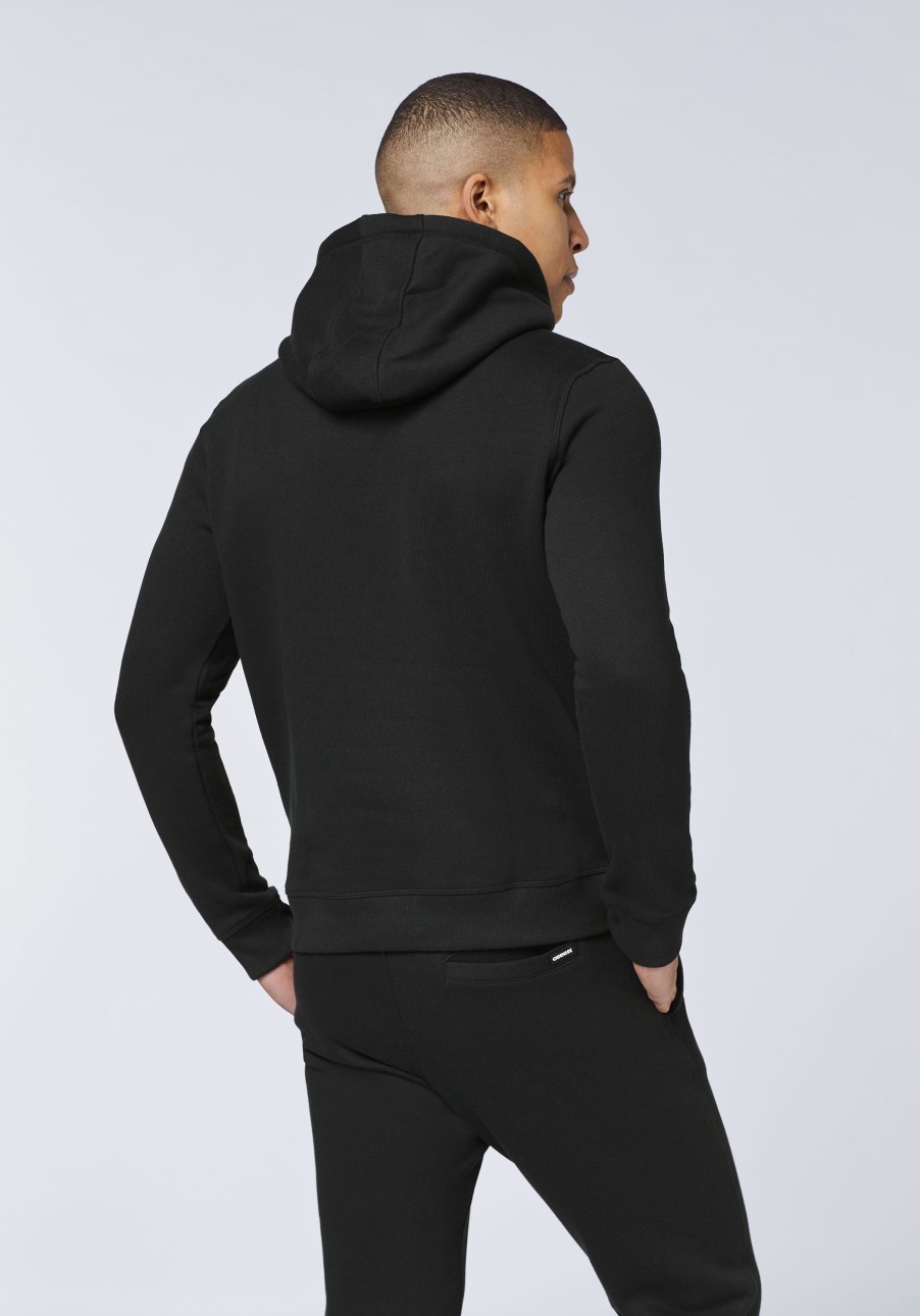 Herren chiemsee Sweatshirts & Sweatjacken | Basic-Hoodie Aus Baumwollmix Mit Logo