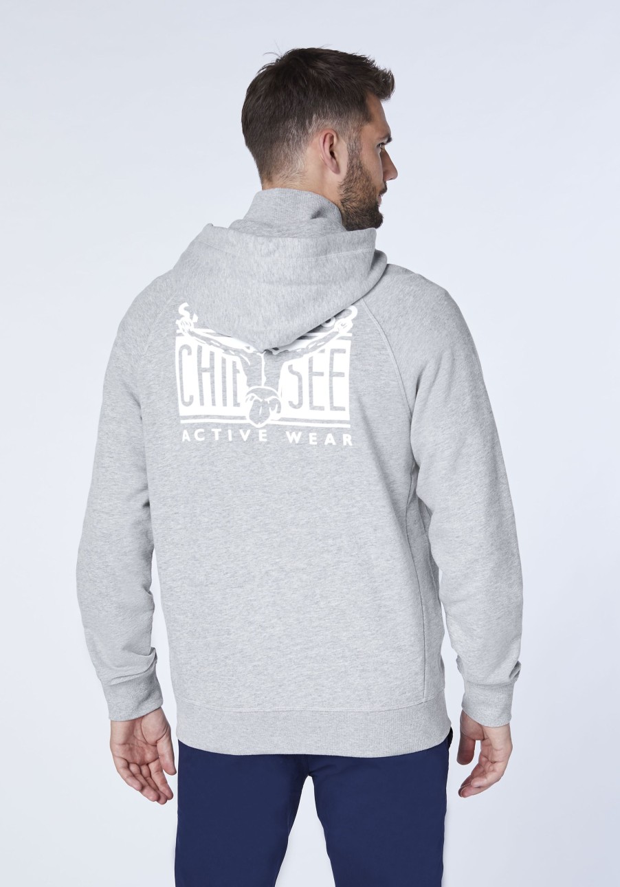 Herren chiemsee Sweatshirts & Sweatjacken | Sweatjacke Mit Kapuze Und Ruckenprint