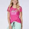 Damen chiemsee T-Shirts & Tops | T-Shirt Aus Jersey Mit Frontprint