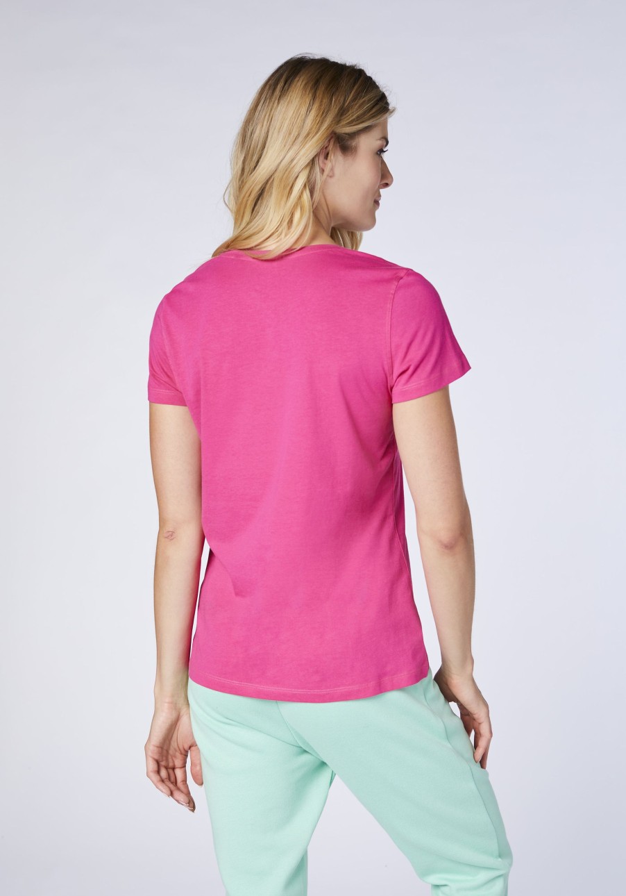 Damen chiemsee T-Shirts & Tops | T-Shirt Aus Jersey Mit Frontprint