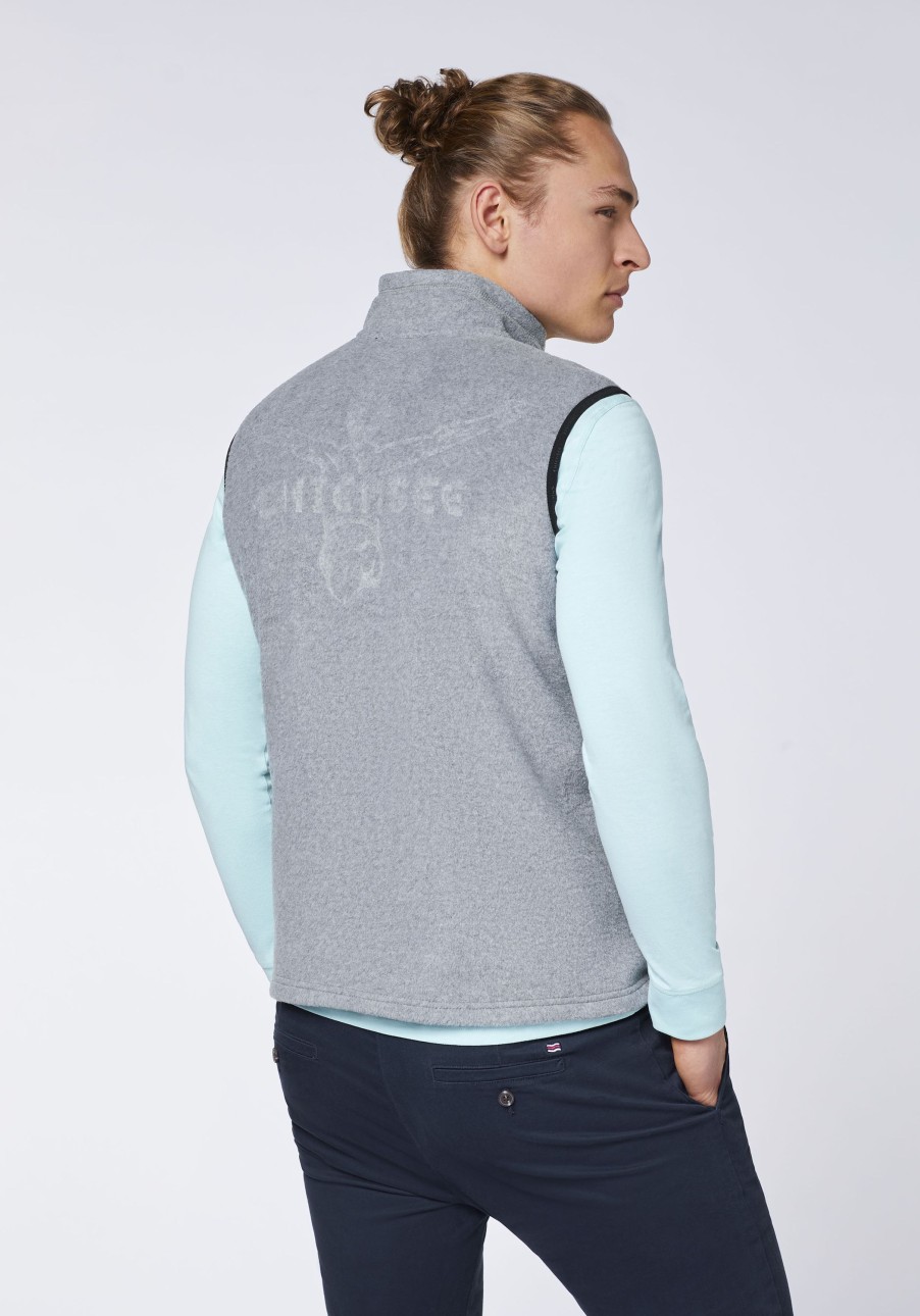 Herren chiemsee Fleece & Funktionswasche | Weste Aus Fleece Mit Ton-In-Ton Jumper