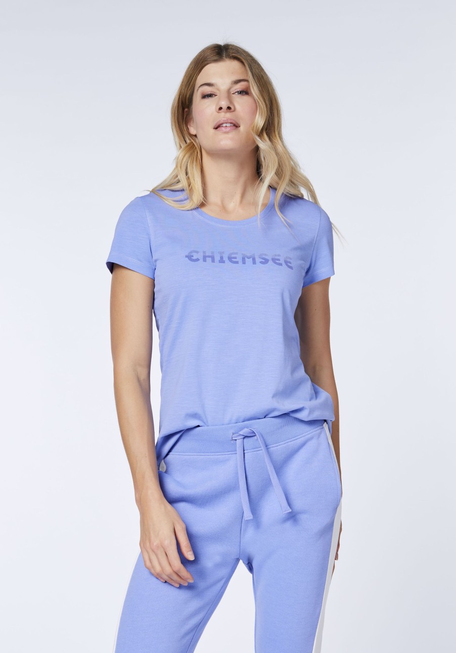 Damen chiemsee T-Shirts & Tops | T-Shirt Mit Logo In Farbverlauf-Optik