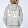 Damen chiemsee Sweatshirts & Sweatjacken | Loose-Fit Logo-Hoodie Aus Baumwollmix Mit Zipper