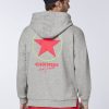 Herren chiemsee Sweatshirts & Sweatjacken | Hoodie Aus Baumwollmix Mit Print Und Stitching